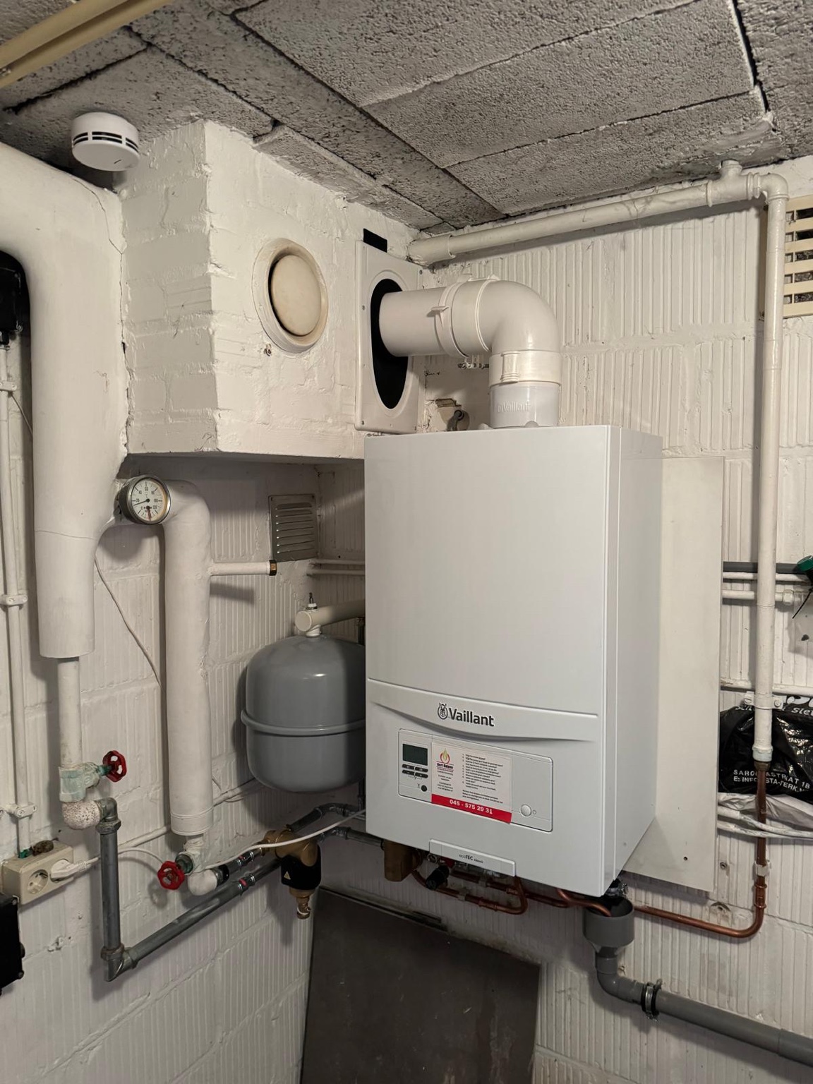 Bestaande Vaillant cv-ketel bij vervanging